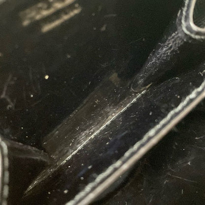 Prada Coin Case - Black Round Zipper Leather