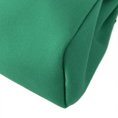 Hermes Handbag Herbag Zip PM Mint X Blue Indigo Black Lacquer/silver Hardware