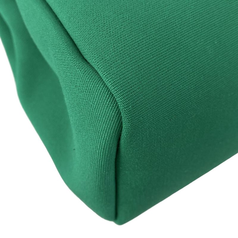 Hermes Handbag Herbag Zip PM Mint X Blue Indigo Black Lacquer/silver Hardware