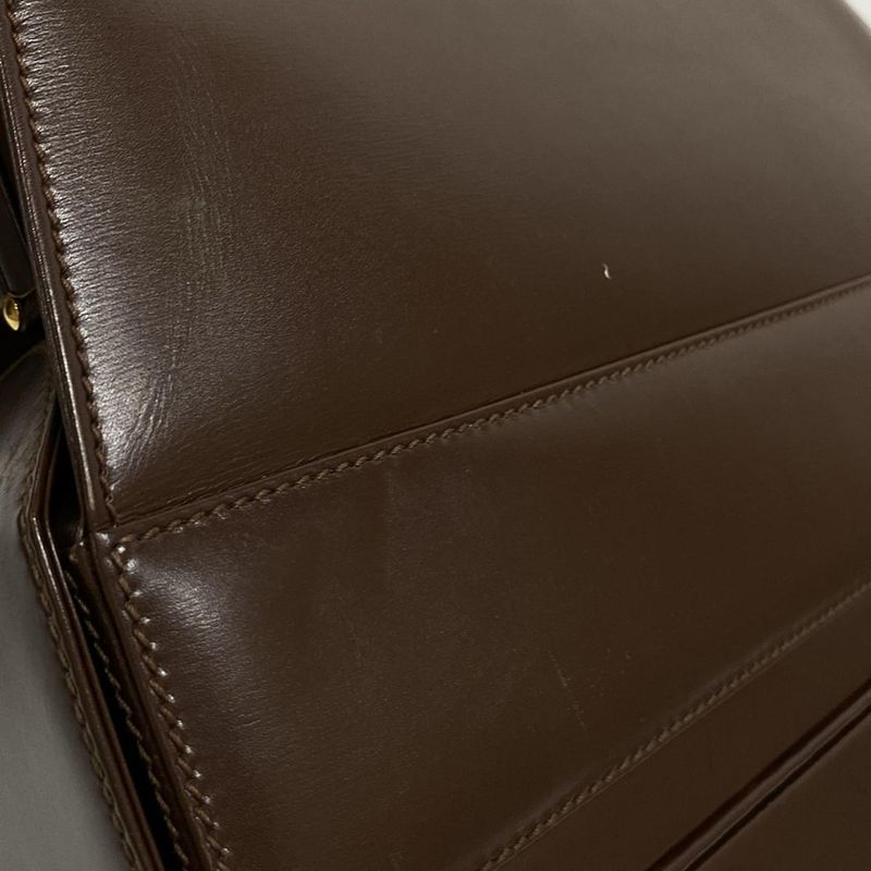 Gucci Vanity Bag - Brown Leather