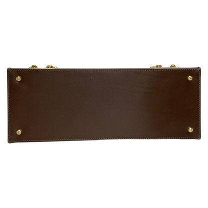 Gucci Vanity Bag - Brown Leather