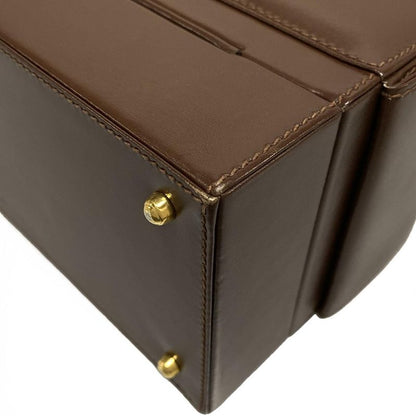 Gucci Vanity Bag - Brown Leather