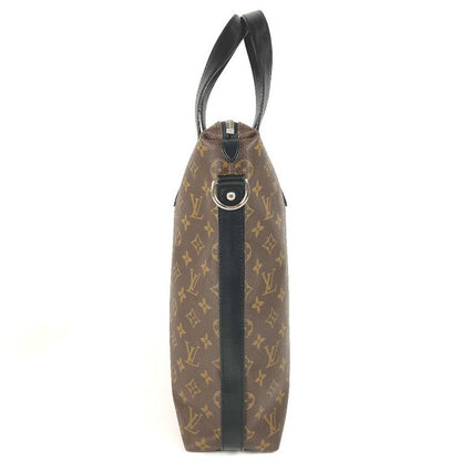 Louis Vuitton Tote Bag Quitin M40388 Monogram Macassar Canvas Brown