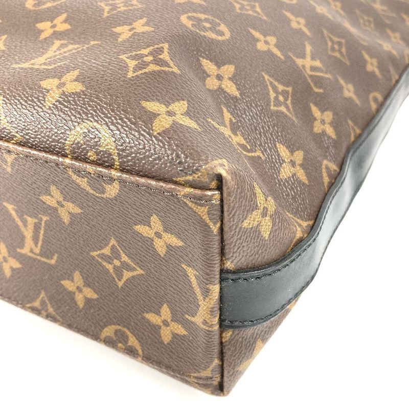 Louis Vuitton Tote Bag Quitin M40388 Monogram Macassar Canvas Brown