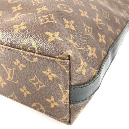 Louis Vuitton Tote Bag Quitin M40388 Monogram Macassar Canvas Brown