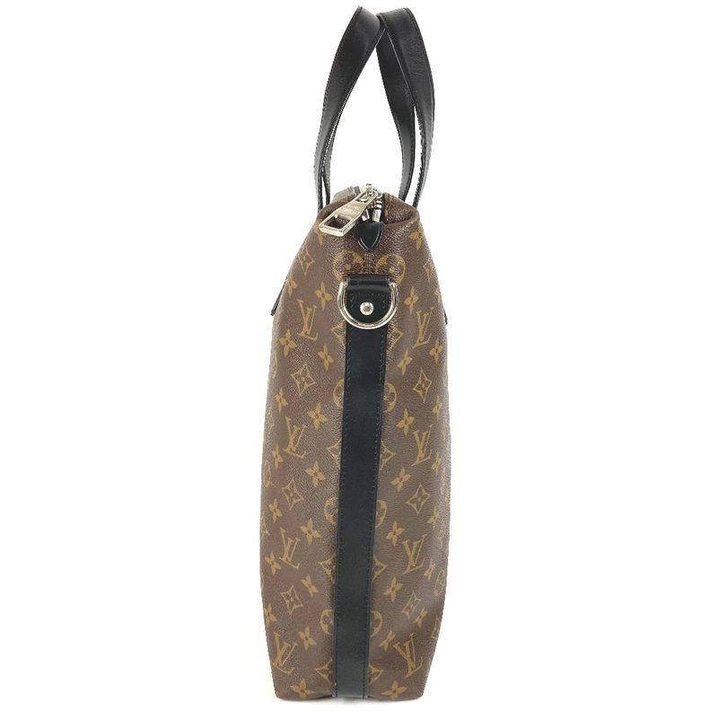 Louis Vuitton Tote Bag Quitin M40388 Monogram Macassar Canvas Brown