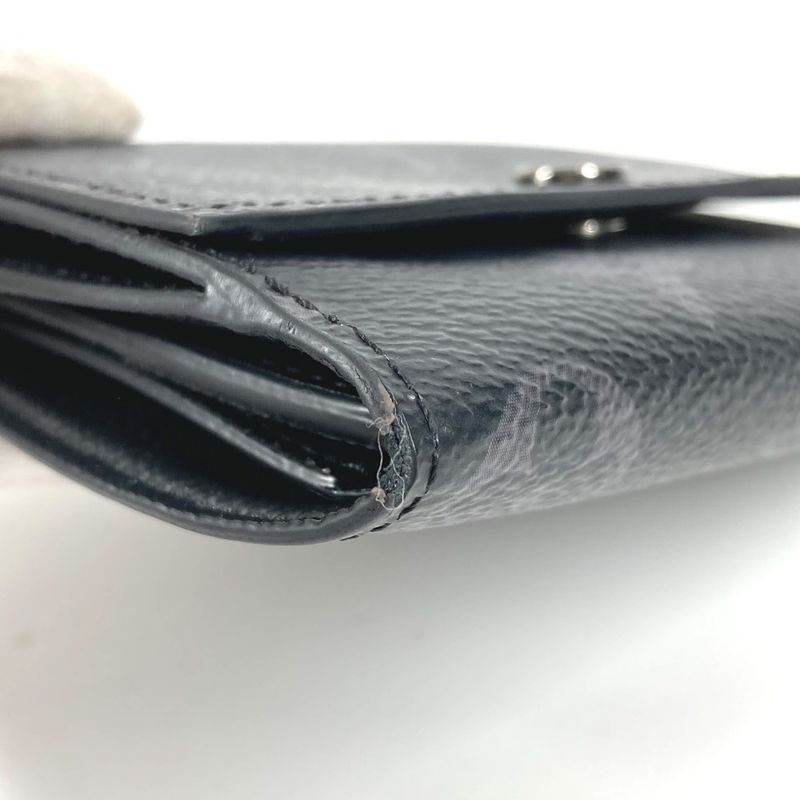 Louis Vuitton Tri-fold Wallet Victor Wallet M12598 Monogram Eclipse Canvas Black