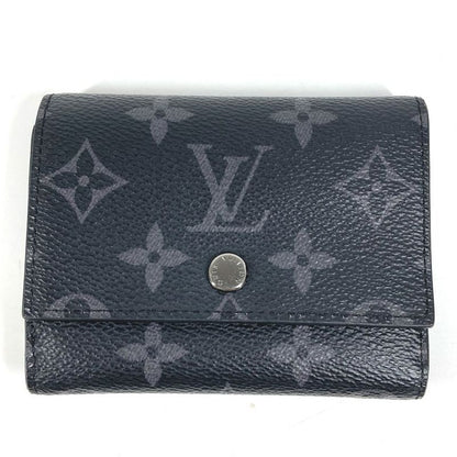 Louis Vuitton Tri-fold Wallet Victor Wallet M12598 Monogram Eclipse Canvas Black