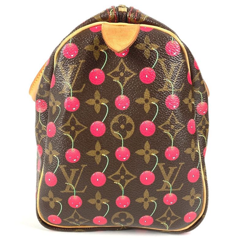 Louis Vuitton Speedy 25 Speedy 25 M95009 Monogram Cherry Canvas Red