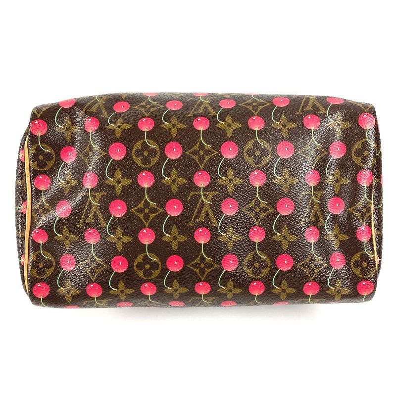 Louis Vuitton Speedy 25 Speedy 25 M95009 Monogram Cherry Canvas Red