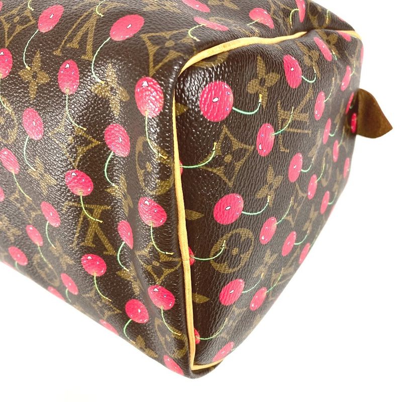 Louis Vuitton Speedy 25 Speedy 25 M95009 Monogram Cherry Canvas Red