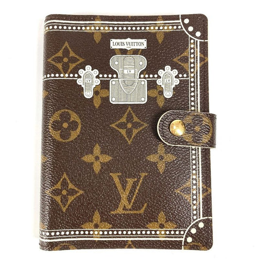 Louis Vuitton Notebook Cabas - Agenda PM R20968 Monogram Canvas Brown