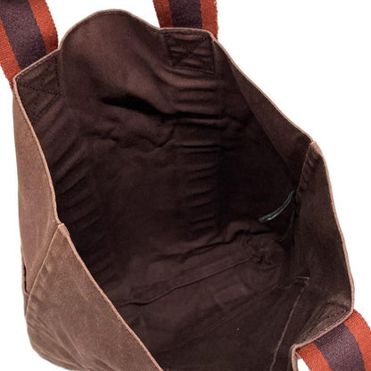 Hermes Fourre Tout Cabas Bordeaux And Red