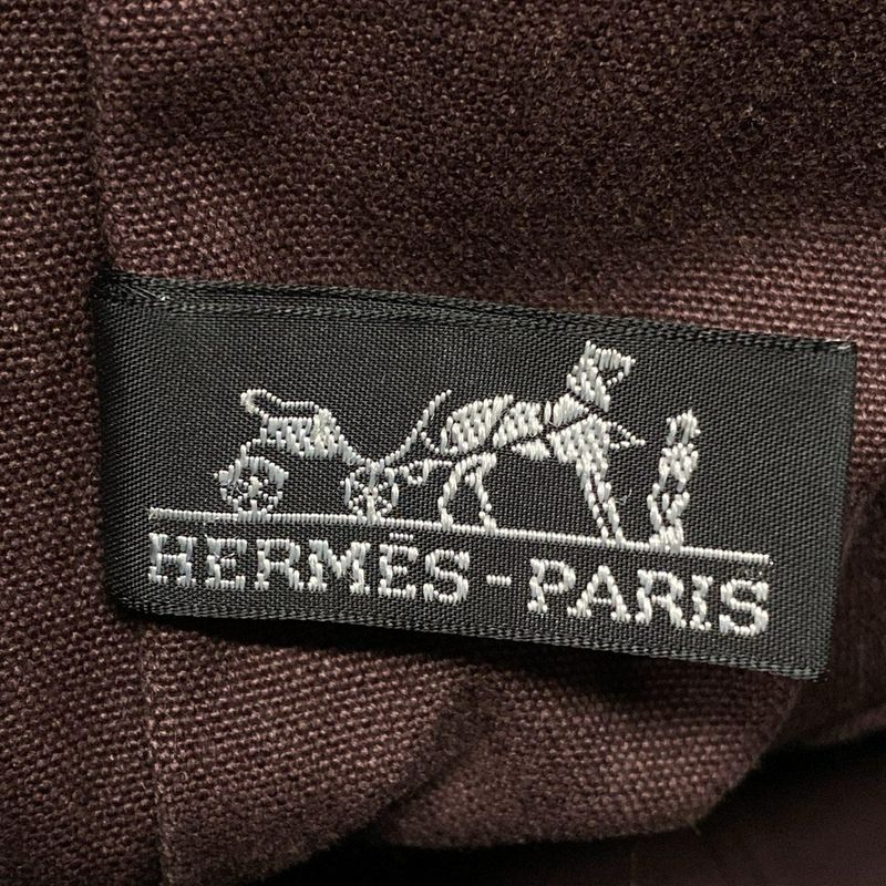 Hermes Fourre Tout Cabas Bordeaux And Red