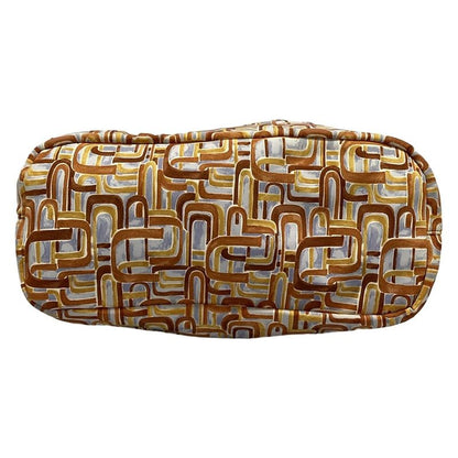 Prada Handbag - B2052a Brown X Light Grey X Multi Leather