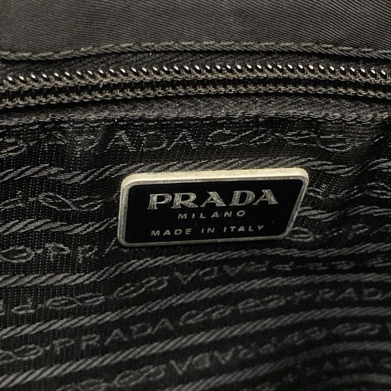 Prada Tote Bag - Black And Silver