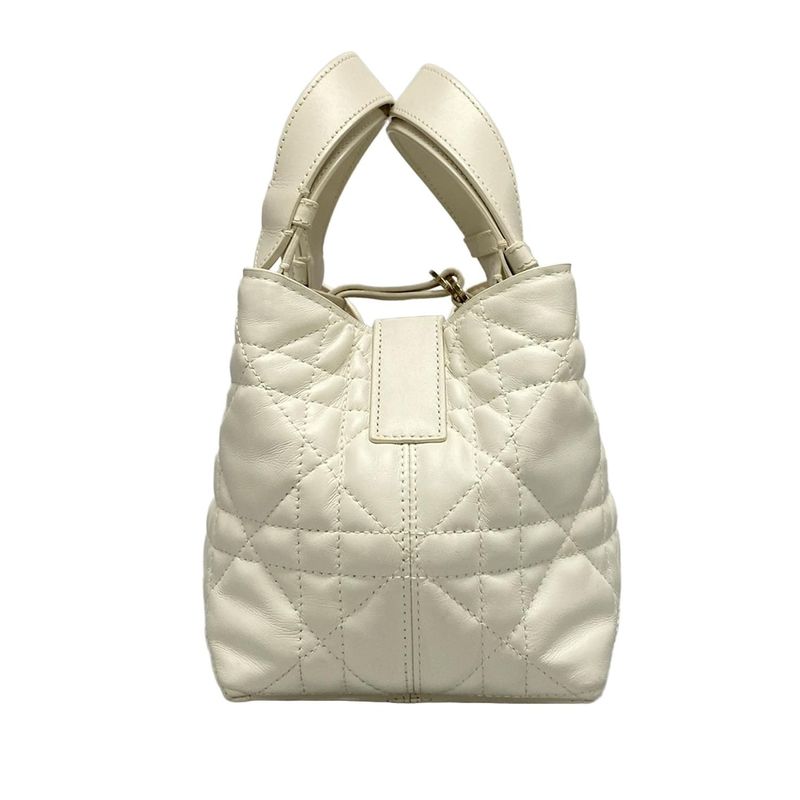 Dior/christian Dior Tote Bag Toujours Bag Small M2822osnw_m030 White Macrocanage