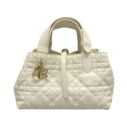 Dior/christian Dior Tote Bag Toujours Bag Small M2822osnw_m030 White Macrocanage