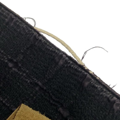 Hermes Tote Bag Amedava Cabas Deux Poches Black And Light Brown Gold Hardware