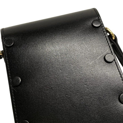 Gucci Shoulder Bag Horsebit 1955 625615 Black Mini Bag Leather