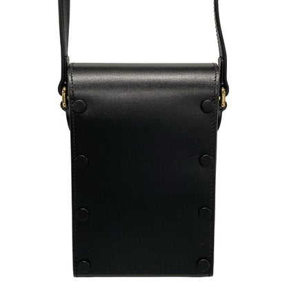 Gucci Shoulder Bag Horsebit 1955 625615 Black Mini Bag Leather