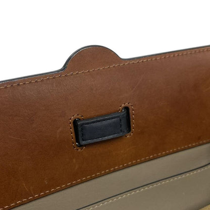 Loewe Tote Bag Razotote Gray-brown-black Leather