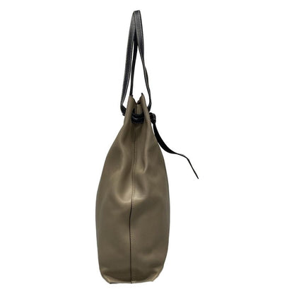 Loewe Tote Bag Razotote Gray-brown-black Leather