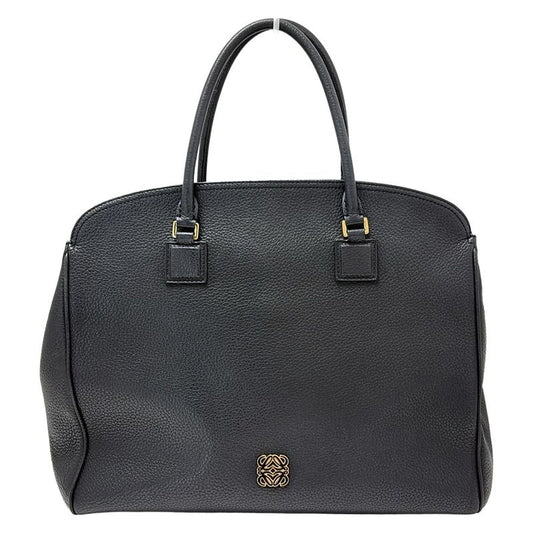 Loewe Handbag Aramoadi Black Mini Boston Leather