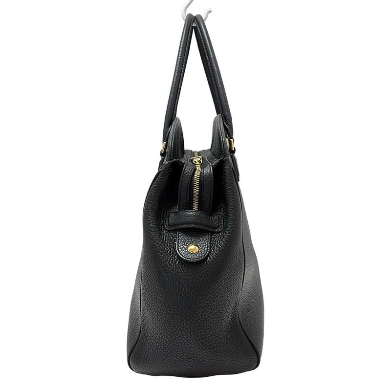Loewe Handbag Aramoadi Black Mini Boston Leather