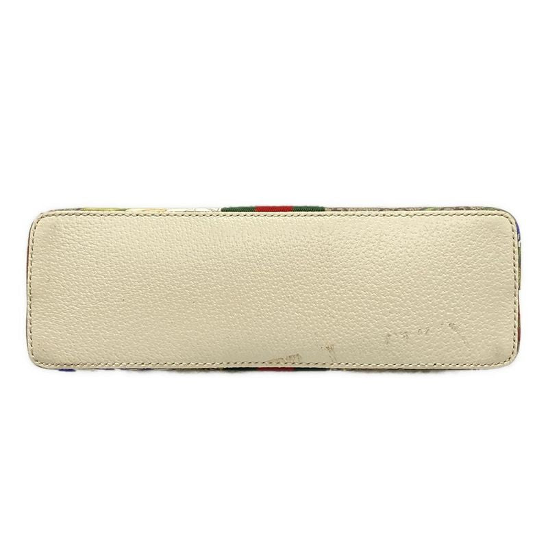 Gucci Shoulder Bag Ophidia GG Flora Small Shoulder Bag 499621 Beige X White X