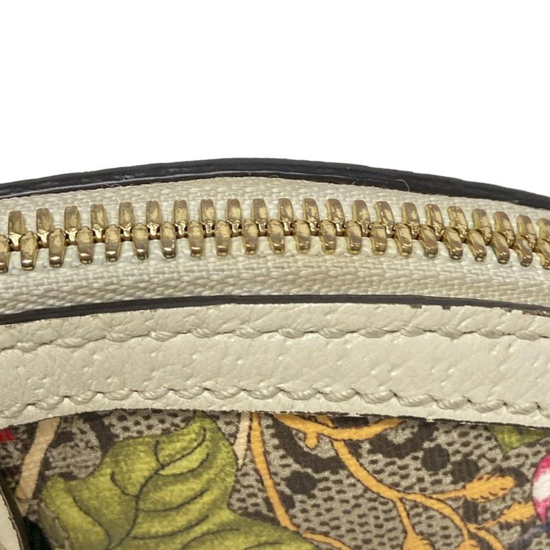 Gucci Shoulder Bag Ophidia GG Flora Small Shoulder Bag 499621 Beige X White X
