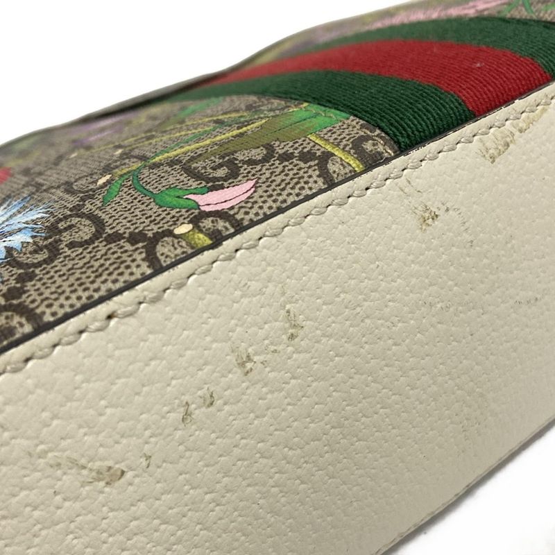 Gucci Shoulder Bag Ophidia GG Flora Small Shoulder Bag 499621 Beige X White X