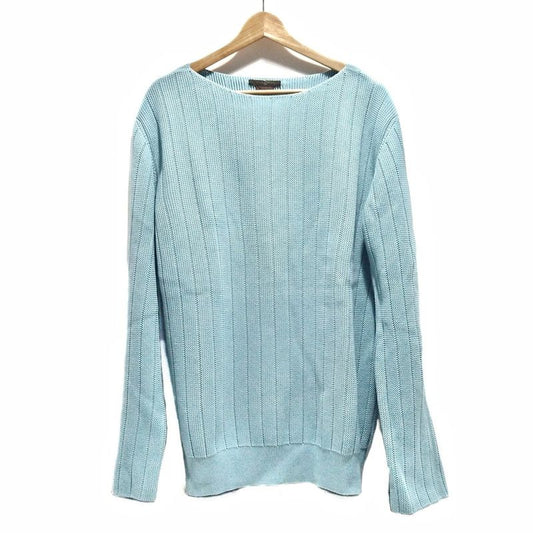 Louis Vuitton Long Sleeve Sweater Size M Men's - Light Blue Cotton Sweater