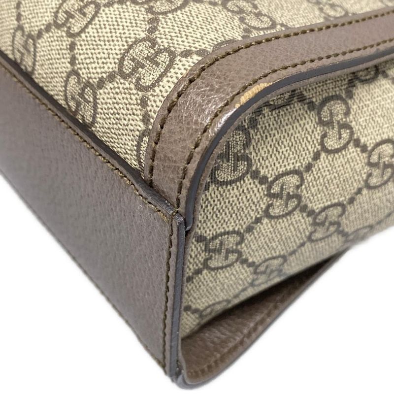 Gucci Ophidia GG Small Tote Bag 547551 Beige X Dark Brown X Multi Leather