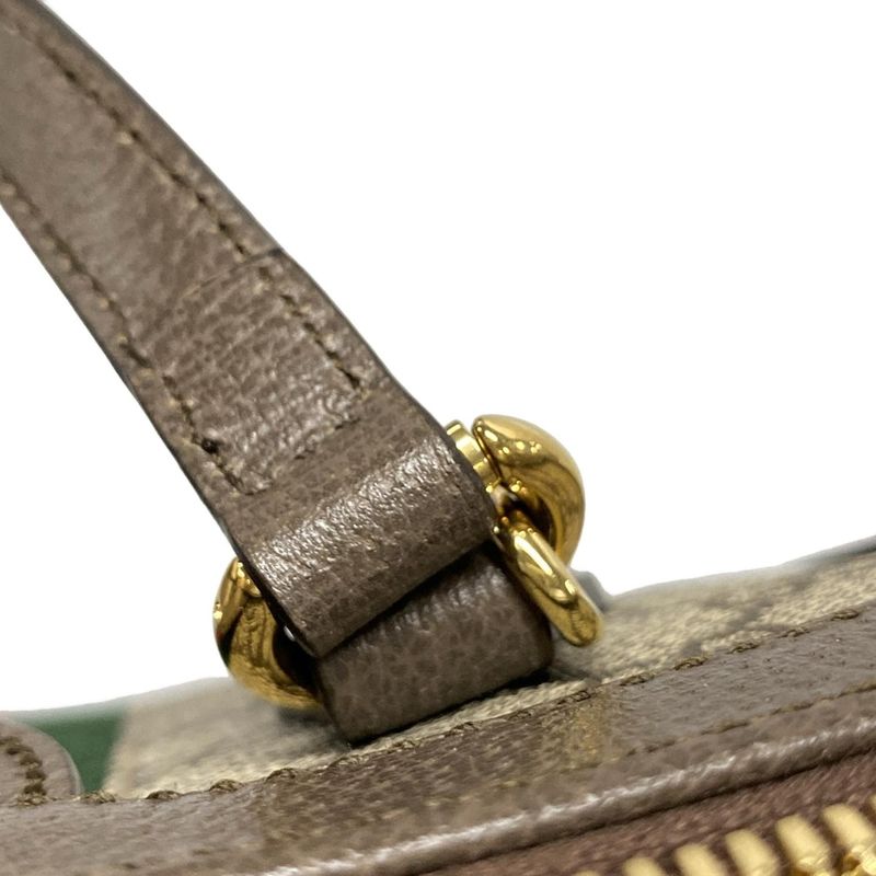 Gucci Ophidia GG Small Tote Bag 547551 Beige X Dark Brown X Multi Leather