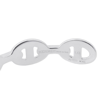 Hermes Bracelet Chaine D'ancre Bangle Silver