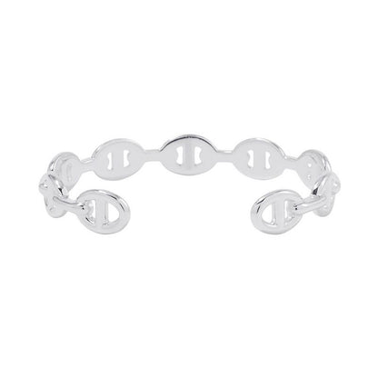 Hermes Bracelet Chaine D'ancre Bangle Silver
