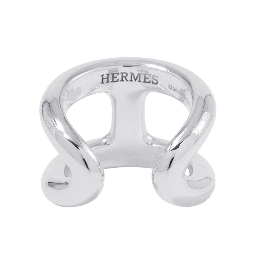 Hermes Ring Osmose GM Silver 53