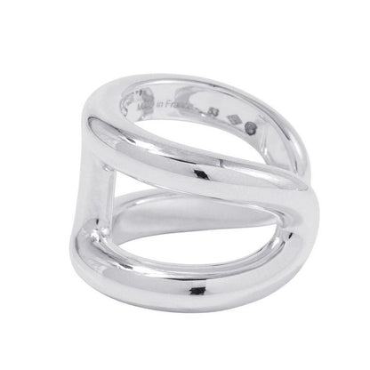 Hermes Ring Osmose GM Silver 53