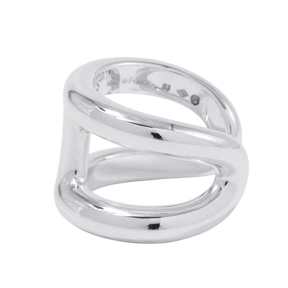 Hermes Ring Osmose GM Silver 53