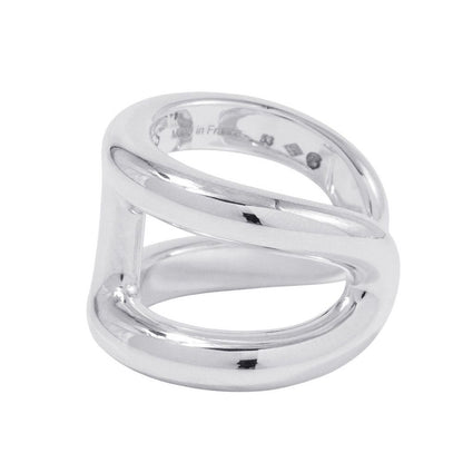 Hermes Ring Osmose GM Silver 53