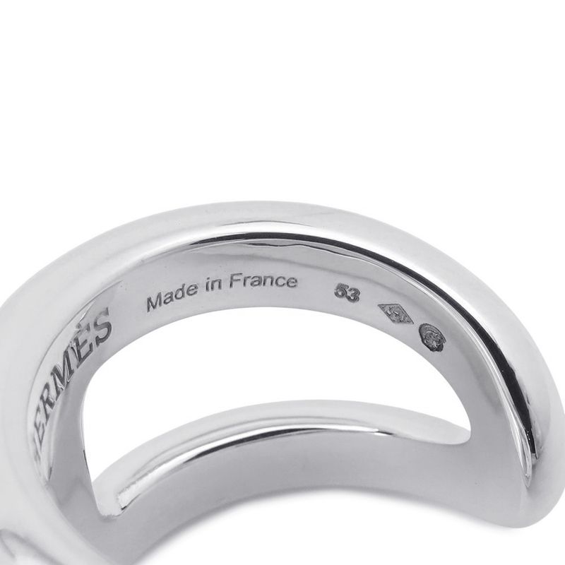 Hermes Ring Osmose GM Silver 53