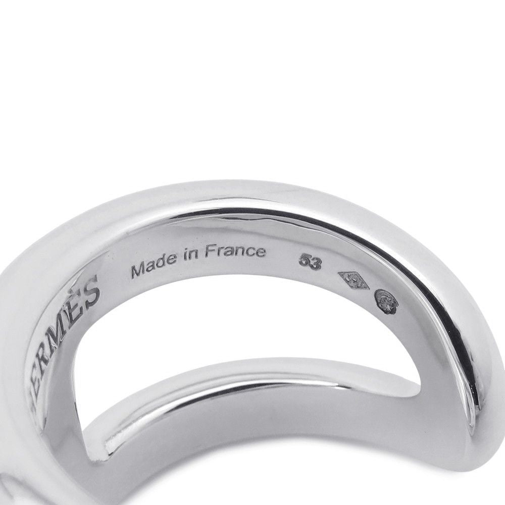 Hermes Ring Osmose GM Silver 53