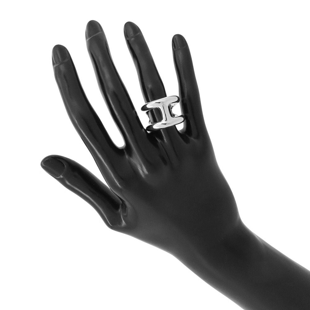 Hermes Ring Osmose GM Silver 53