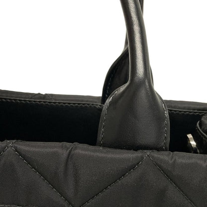 Prada Tote Bag - 1ba354 Black Quilted Leather