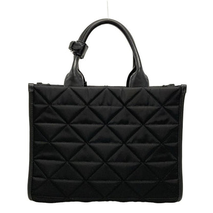Prada Tote Bag - 1ba354 Black Quilted Leather