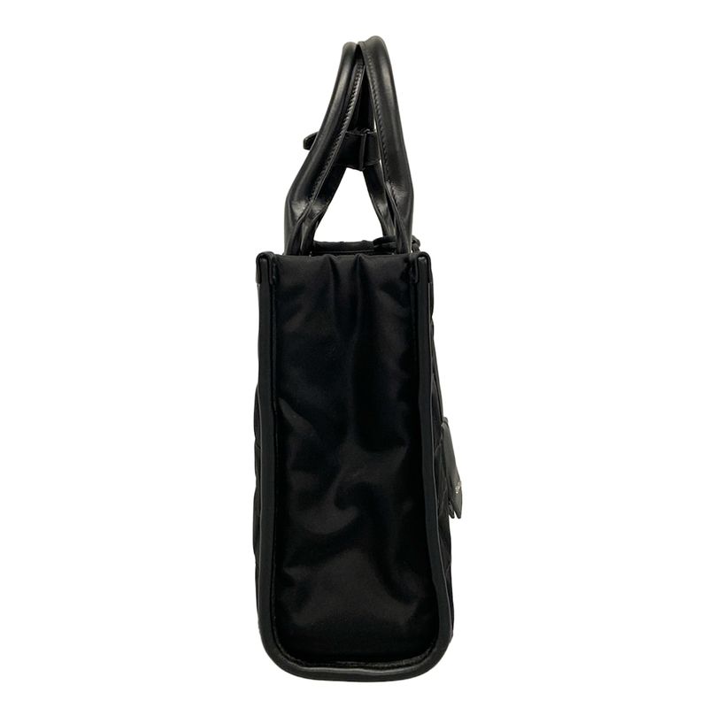 Prada Tote Bag - 1ba354 Black Quilted Leather