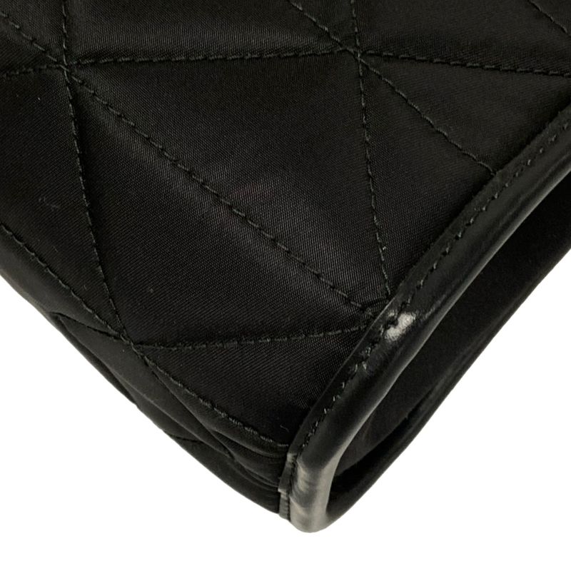 Prada Tote Bag - 1ba354 Black Quilted Leather