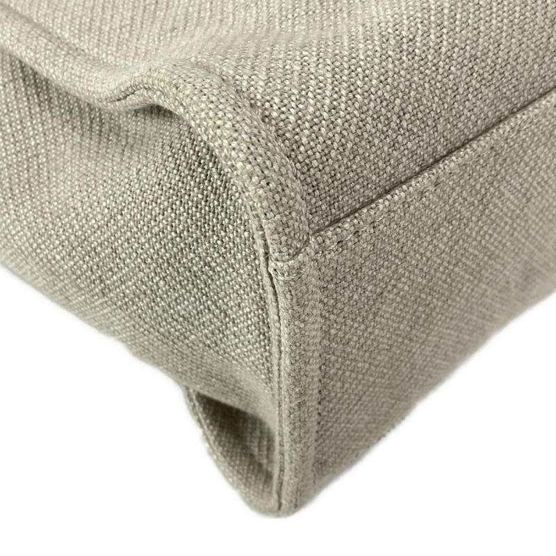 Chanel Tote Bag Small Shopping Bag/deauville Line As3257 Light Gray×black