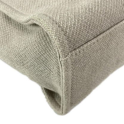 Chanel Tote Bag Small Shopping Bag/deauville Line As3257 Light Gray×black